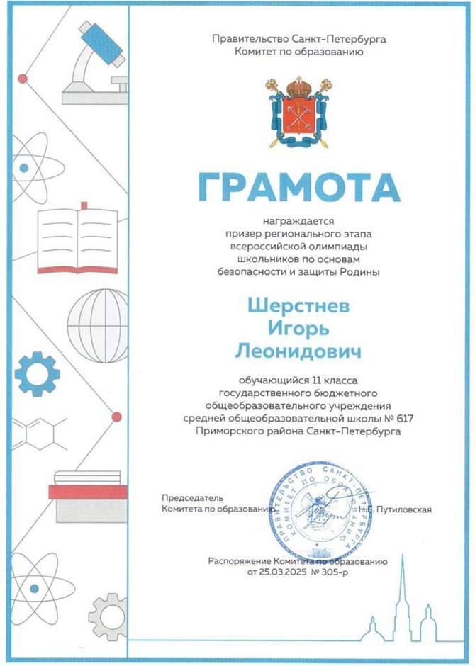 2024-2025 Шерстнев Игорь 11ли ОБЗР (регион)